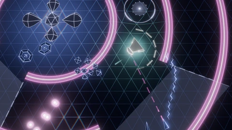 A boss fight in the fourth band at a higher intensity.